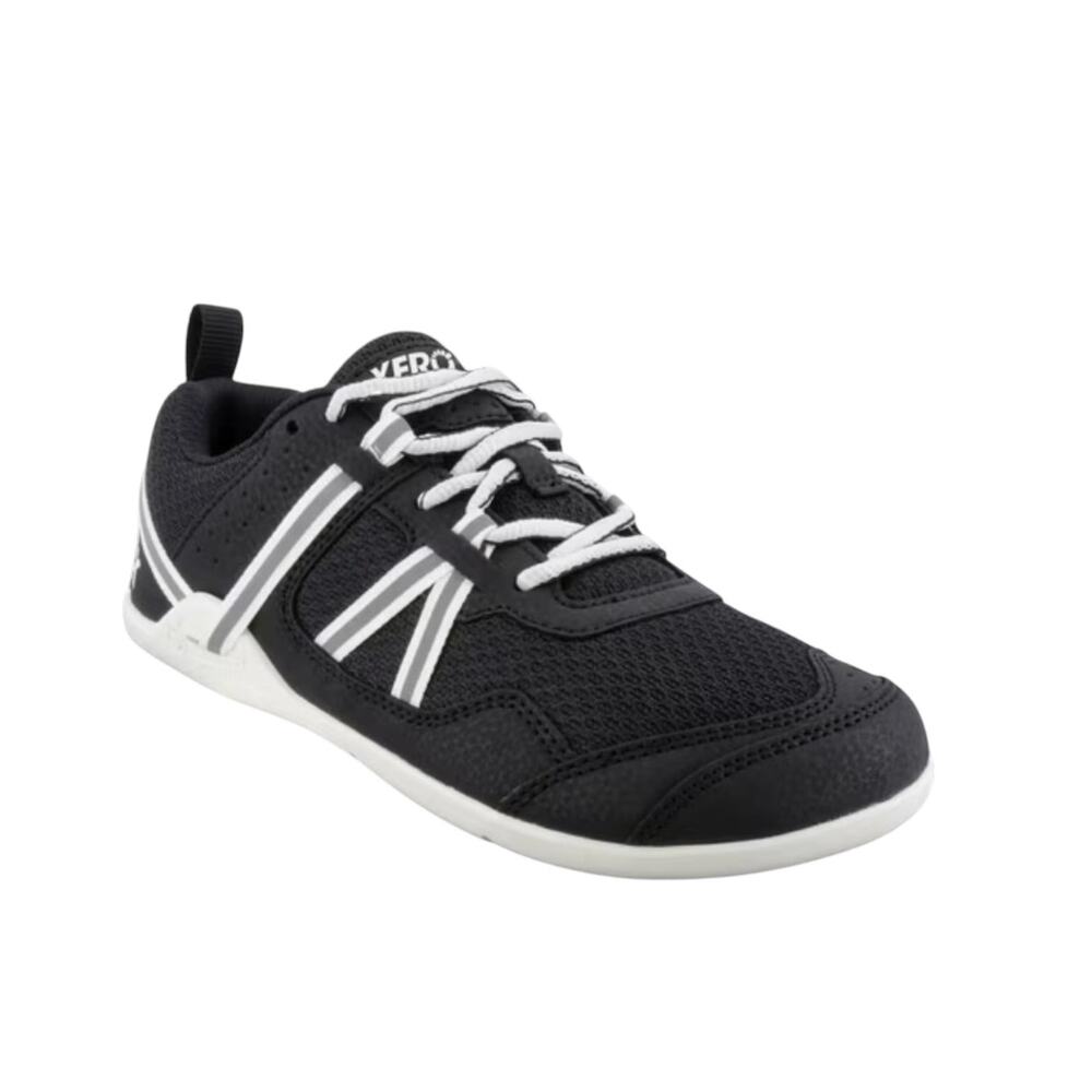 Xero Prio Sneaker Running Shoe Gym Trail Barefoot Minimal Black White 11